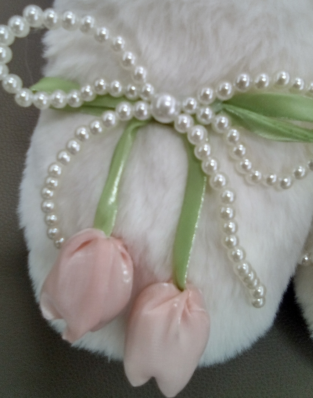 Ladies Satin Tulip Slippers 🌷great Gift!